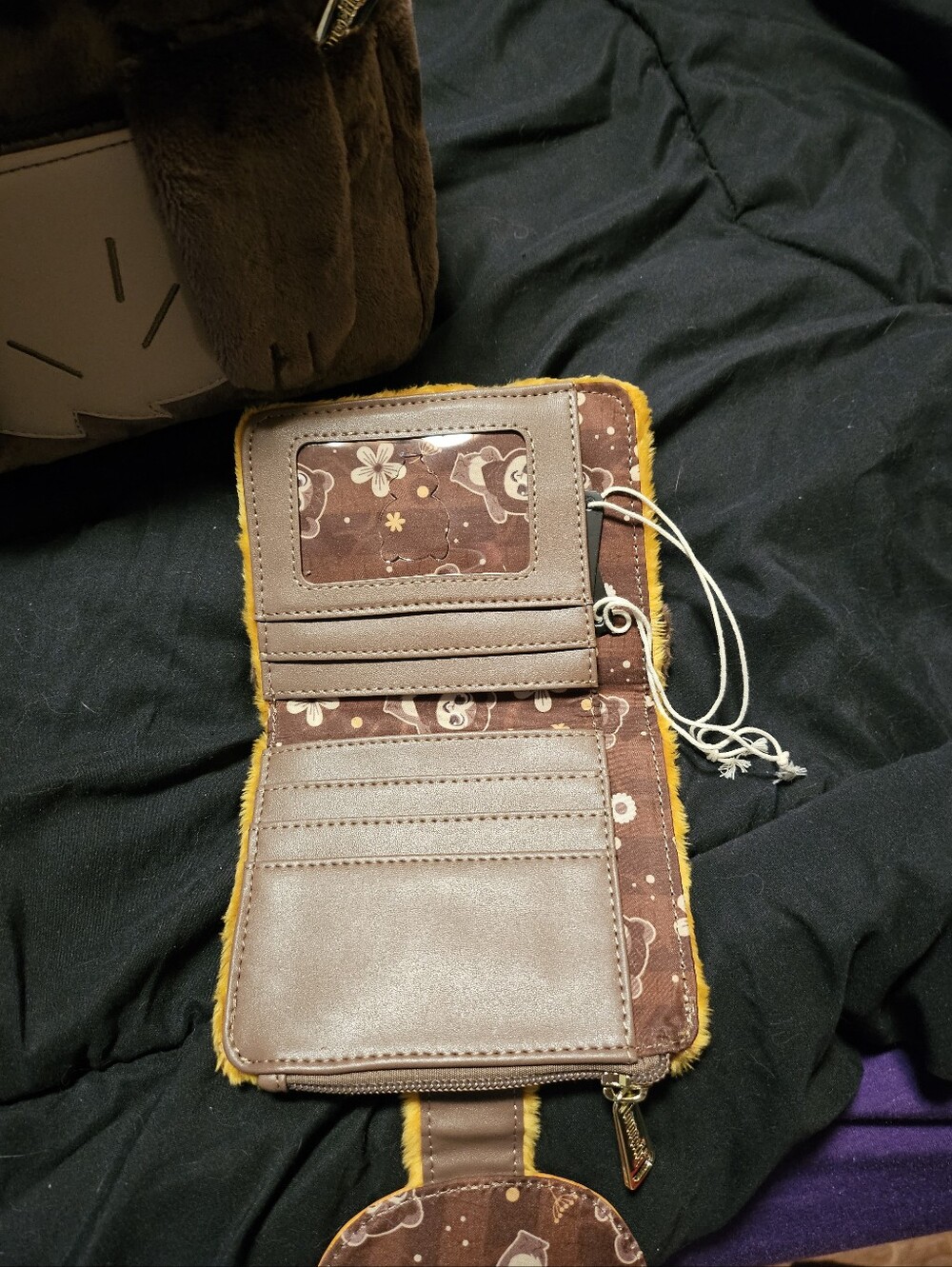 Star Wars Wicket Ewok Loungefly Backpack with Matching Wallet - Picture 2 of 3